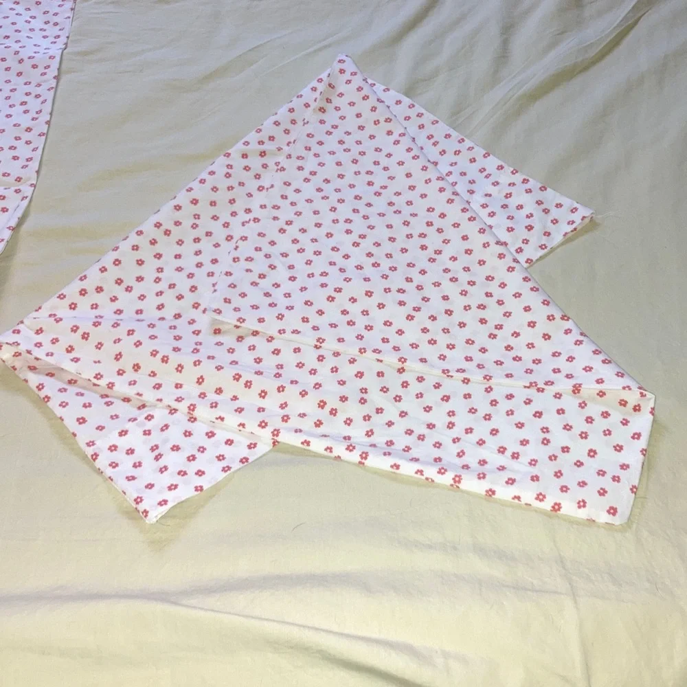 KATE SPADE New York Pink Daises Floral Pillowcase Cotton Standard Set of 2
